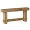 70 Inch Farmhouse Console Table Long Narrow Entryway Sofa Table Brown